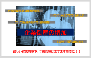 「厳しい経営環境下、与信管理はますます重要に！」イメージ図